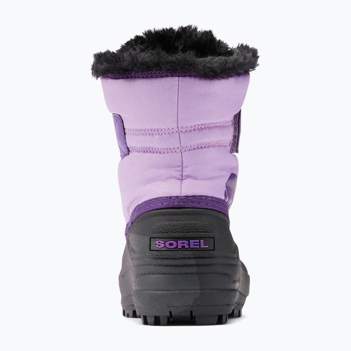 Juniorské sněhule Sorel Snow Commander gumdrop/purple violet 10