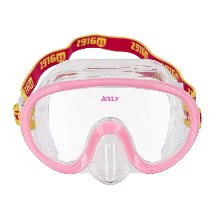 Dětská šnorchlovací maska  Mares Jelly pink/yellow/clear 2