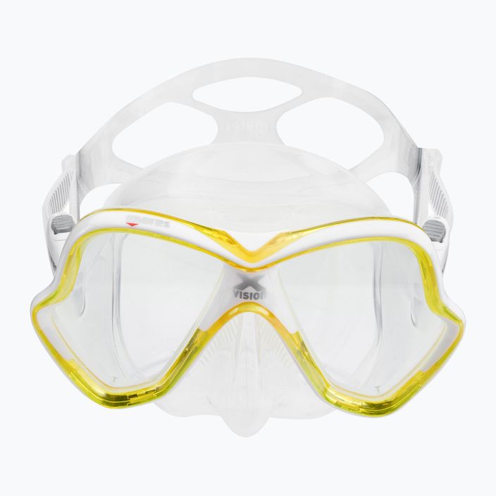 Potápěčská maska Mares X-Vision čirá žlutá 411053 2