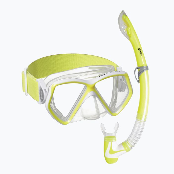 Dětská šnorchlovací sada  Mares Combo Pirate Neon yellow/white/clear 411788BB