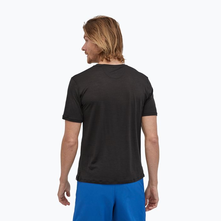Pánské tričko Patagonia Cap Cool Merino Blend Graphic Shirt heritage header/black 2