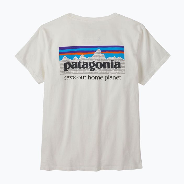 Dámské trekové tričko Patagonia P-6 Mission Organic birch white 9