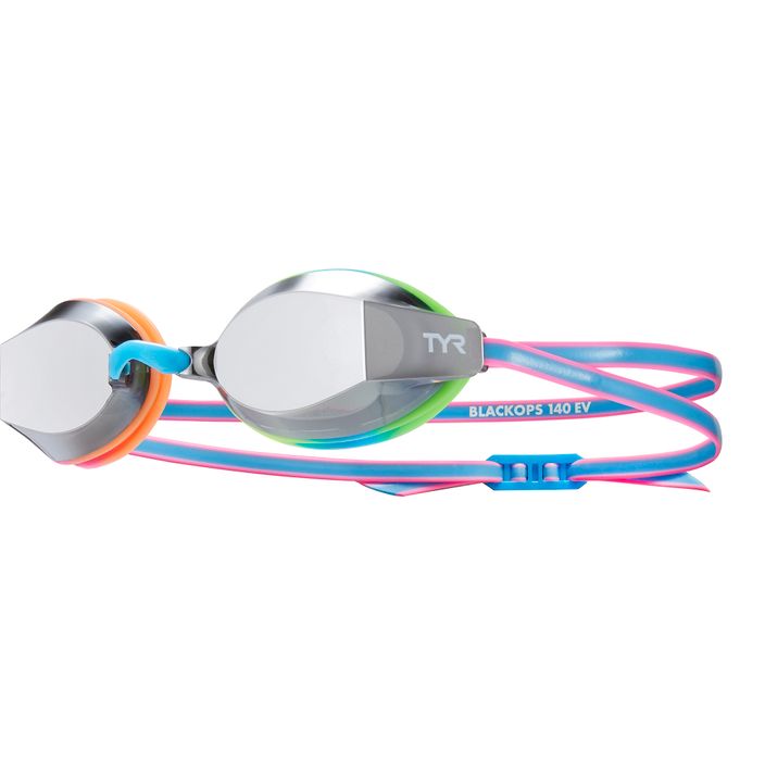 Dětské plavecké brýle TYR Blackops 140 Ev Racing Mirrored silver/ blue/ pink 2