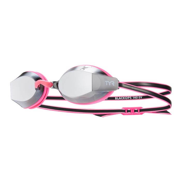 Dětské plavecké brýle TYR Blackops 140 Ev Racing Mirrored silver/ pink/ black 2