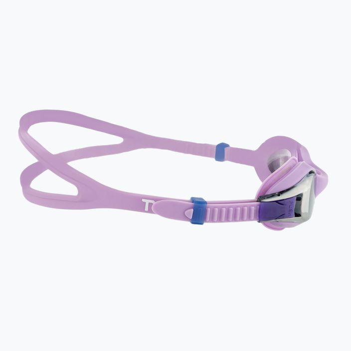 Dětské plavecké brýle TYR Swimple Metallized silvger/purple 3