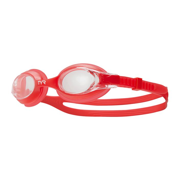 Dětské plavecké brýle TYR Swimple čiré/červené 2