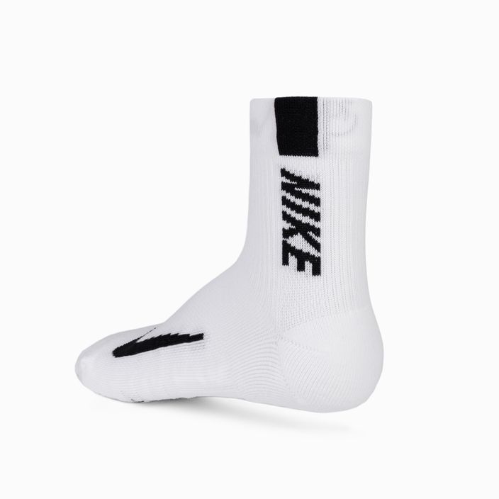 Nike Multiplier 2pak tréninkové ponožky bílé SX7556-100 3
