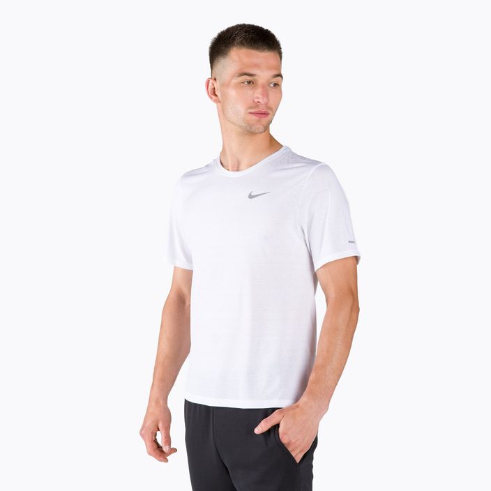 Pánské tréninkové tričko Nike Dri-FIT Miler white CU5992-100