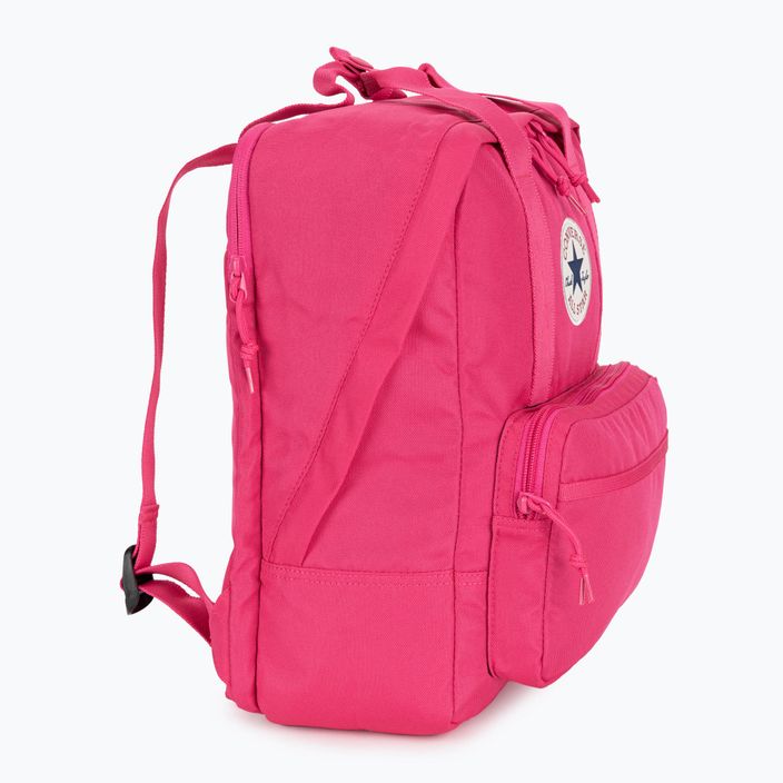 Converse Malý čtvercový 14 l batoh v horké růžové barvě 2