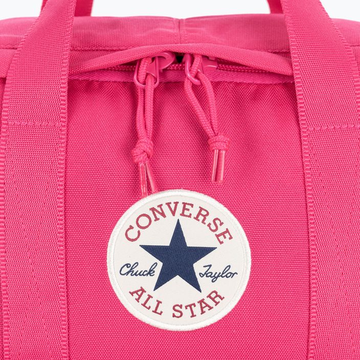 Converse Malý čtvercový 14 l batoh v horké růžové barvě 4