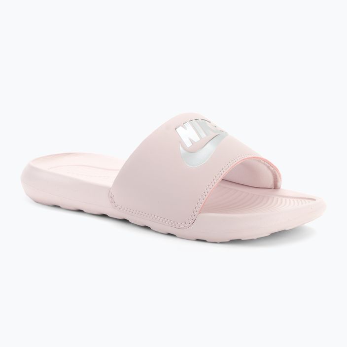 Dámské nazouváky Nike Victori One Slide barely rose/barely rose/metallic silver