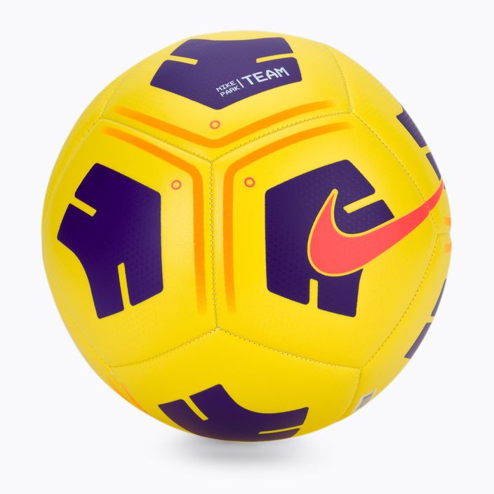 Fotbalový míč Nike Park Team žluto-fialový CU8033 2