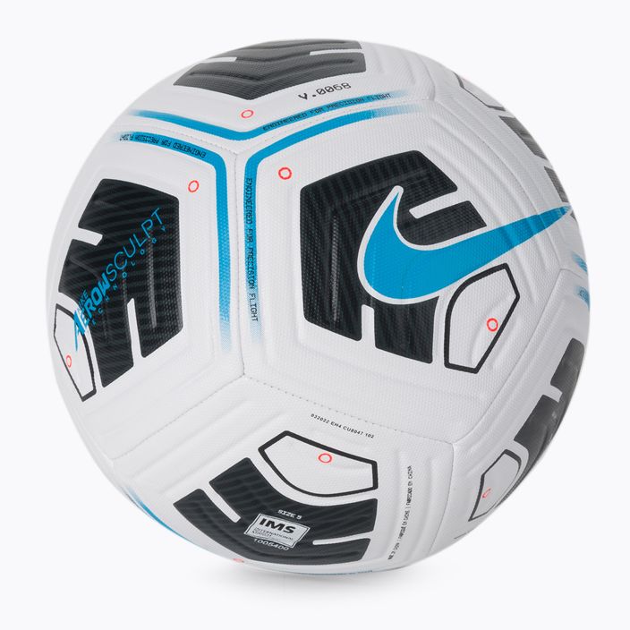 Nike Academy Team 102 fotbalový míč bílý černý a modrý CU8047 2