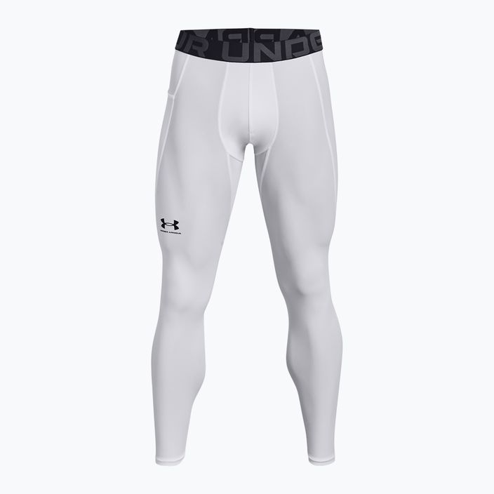 Pánské fitness  legíny Under Armour HeatGear white/black 6