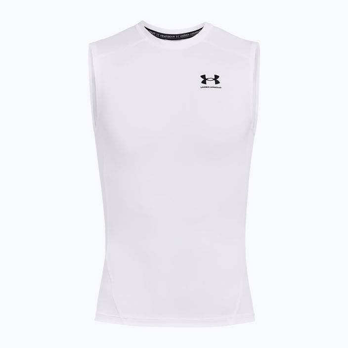 Under Armour pánské tréninkové tričko s dlouhým rukávem Ua HG Armour Comp LS white/black 4