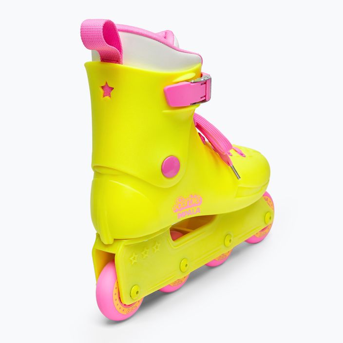 Dámské kolečkové brusle IMPALA Lightspeed Inline Skate barbie bright yellow 5