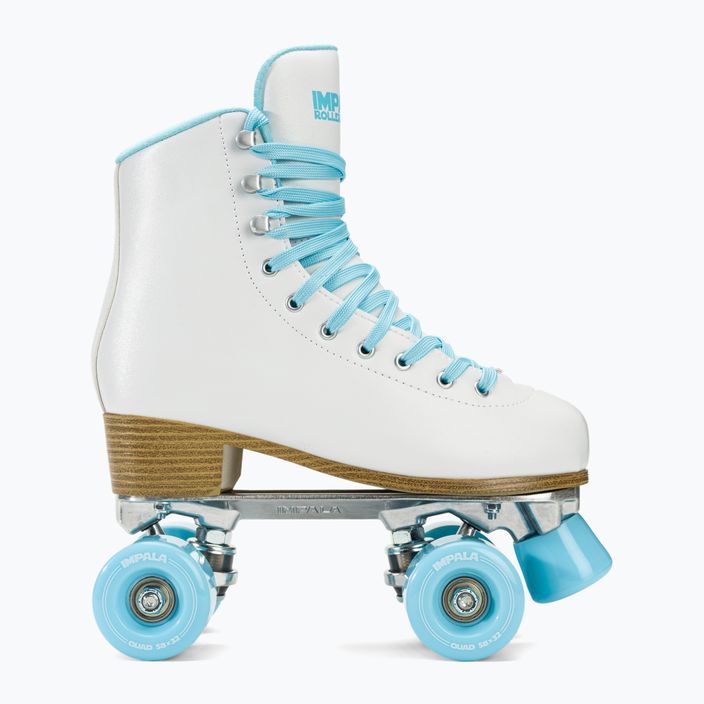 Dámské kolečkové brusle IMPALA Quad Skate white ice 2