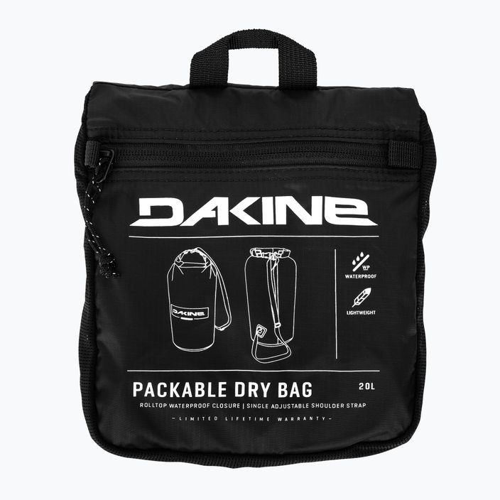 Dakine Packable Rolltop Dry Bag 20 nepromokavý batoh černá D10003921 5