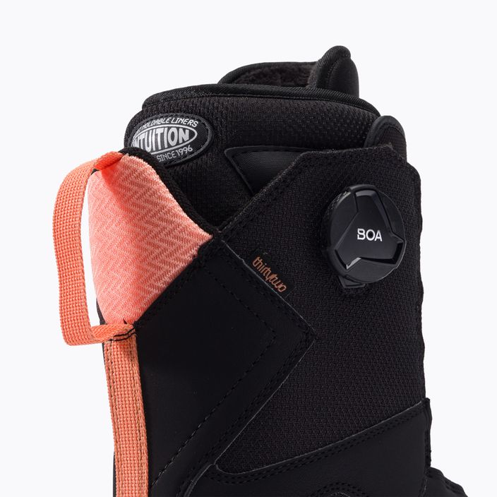 Dámské snowboardové boty THIRTYTWO Stw Double Boa W'S černo-růžové 8205000214 8