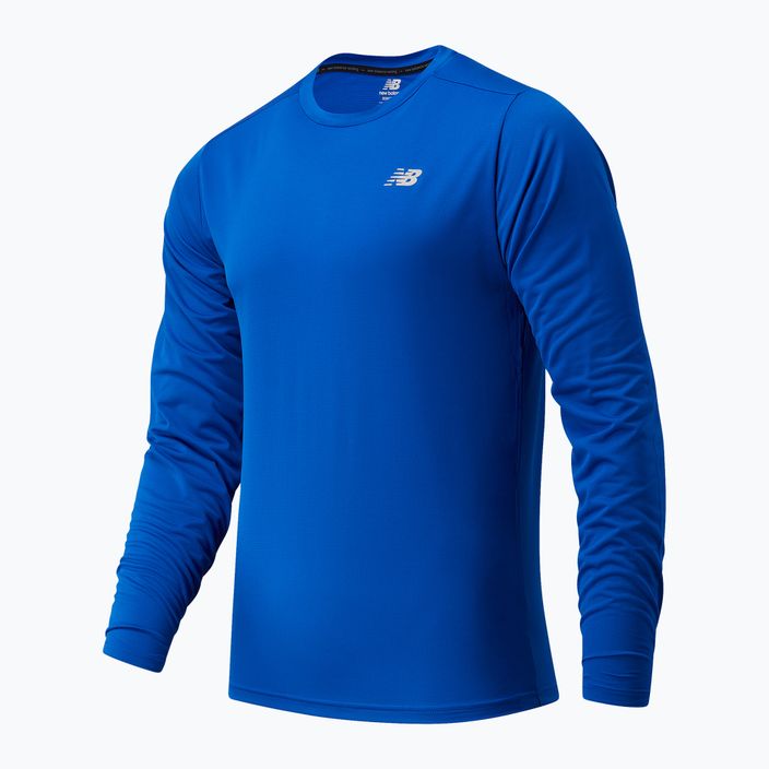 Pánské tričko longsleeve   New Balance Core Run team royal