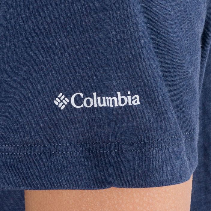 Dámské trekingové tričko Columbia Bluebird Day Relaxed tmavě modré 1934002 4