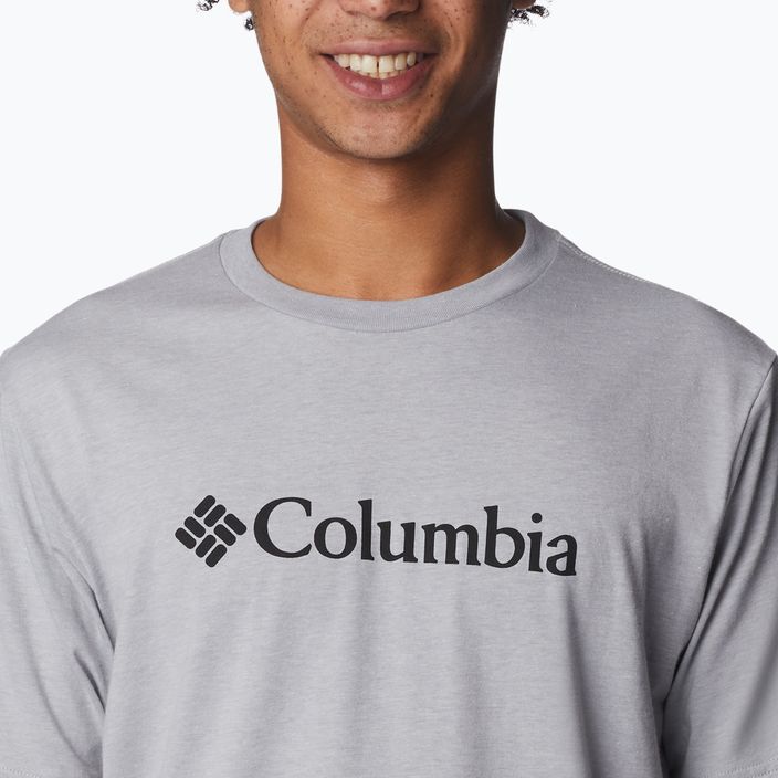 Pánské trekingové tričko  Columbia CSC Basic Logo šedé 1680053041 4