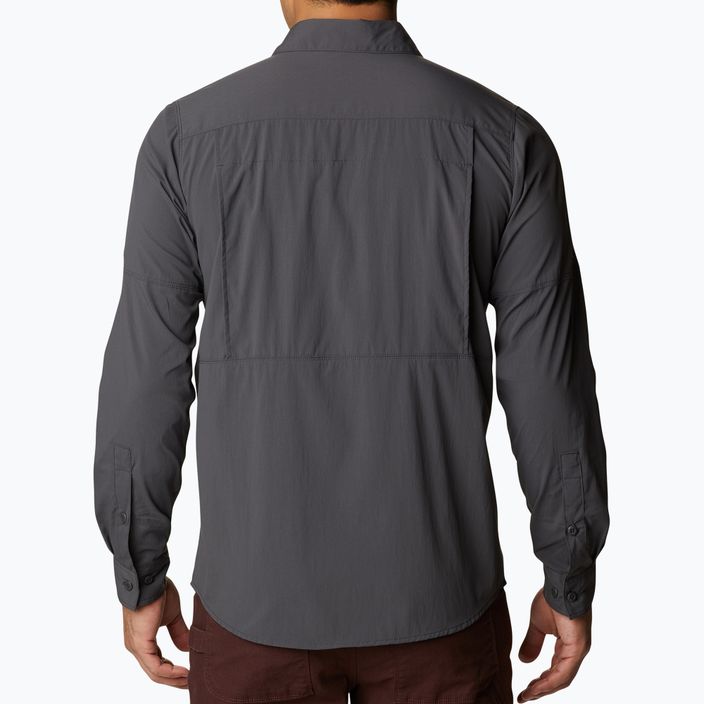 Pánská košile Columbia Newton Ridge II LS tmavě šedá 2012971 2