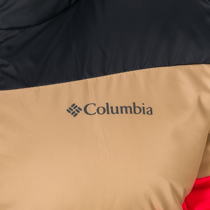 Columbia Puffect Color Blocked dámská péřová bunda červená 1955101 8