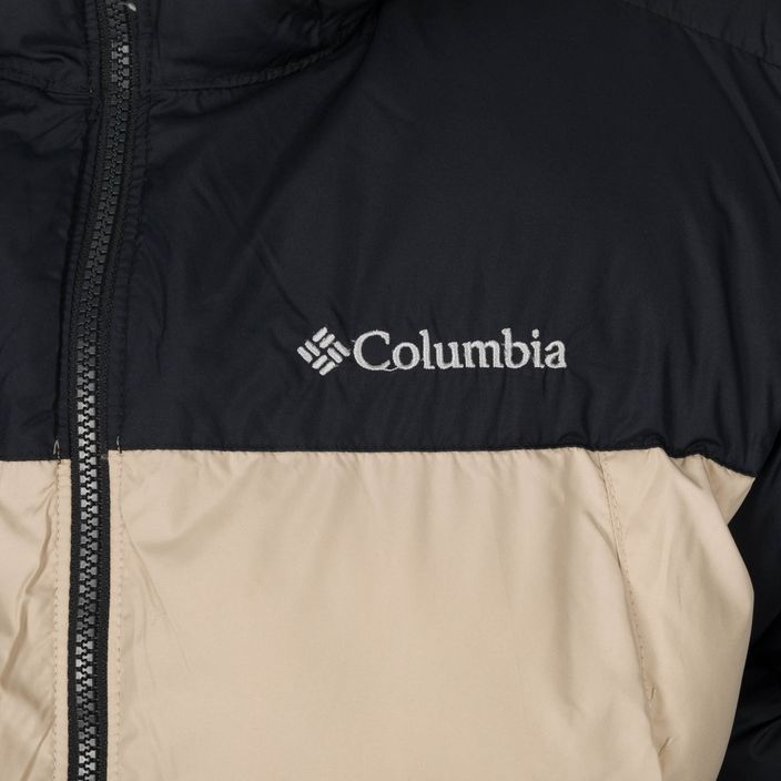 Columbia Pike Lake Pánská péřová bunda s kapucí béžovo-černá 1738032 17