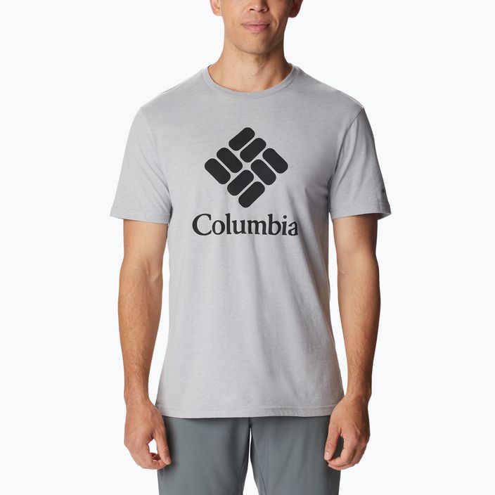 Columbia CSC Basic Logo šedá pánská trekingová košile 1680053
