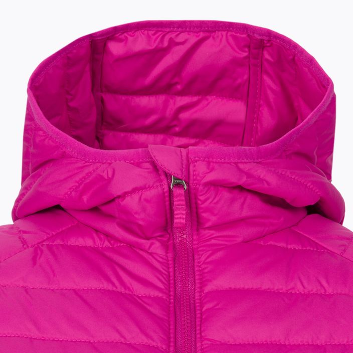 Dětská péřová bunda Columbia Powder Lite s kapucí  růžová 1802931 4