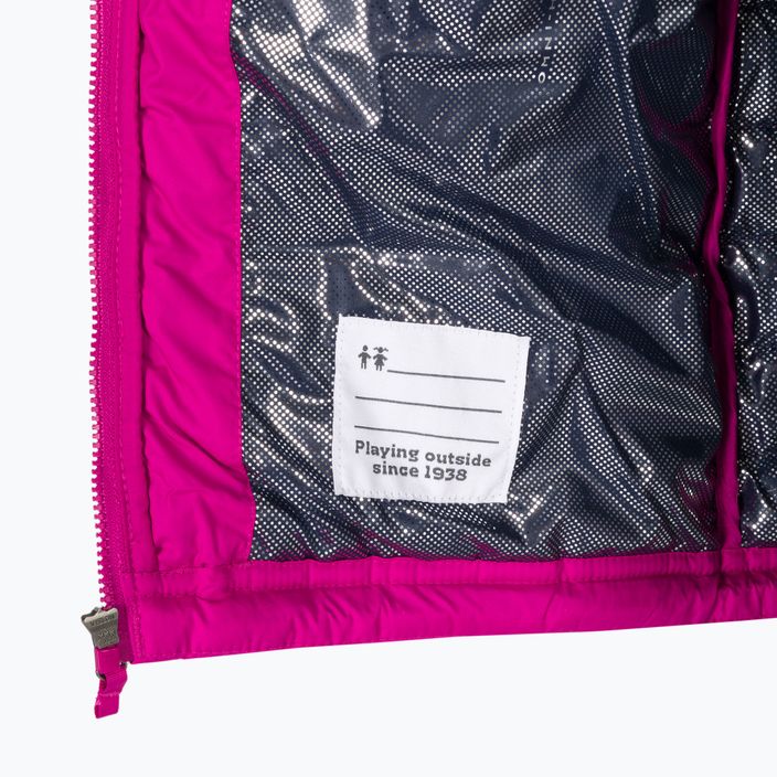 Dětská péřová bunda Columbia Powder Lite s kapucí  růžová 1802931 5