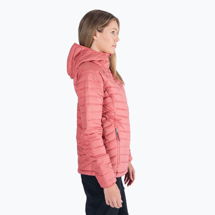Columbia Powder Lite Hooded pink dámská péřová bunda 1699071 2