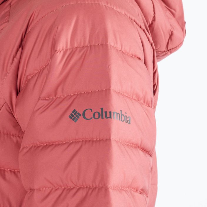 Columbia Powder Lite Hooded pink dámská péřová bunda 1699071 4