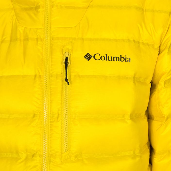 Pánská péřová bunda Columbia Pebble Peak s kapucí Yellow 2008315 12