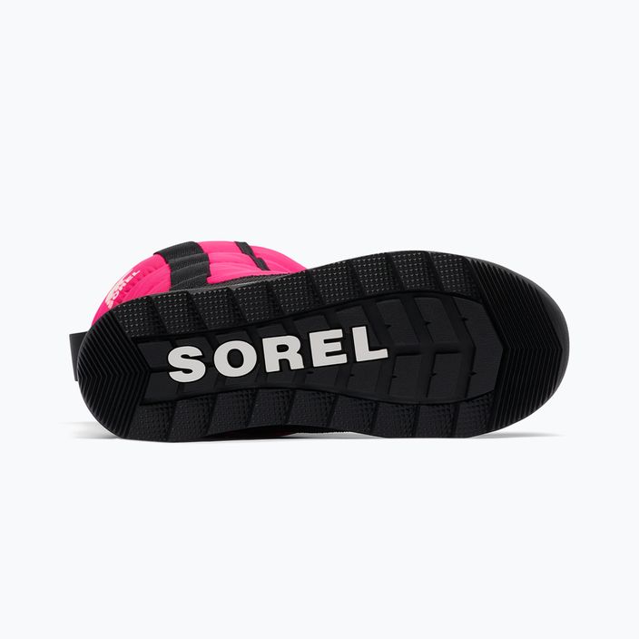 Juniorské sněhule Sorel Outh Whitney II Puffy Mid cactus pink/black 12