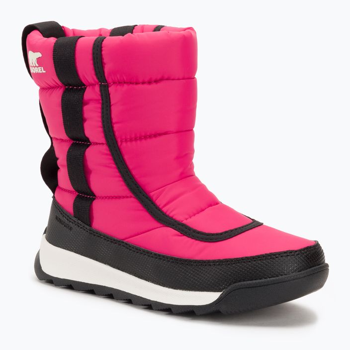 Juniorské sněhule Sorel Outh Whitney II Puffy Mid cactus pink/black