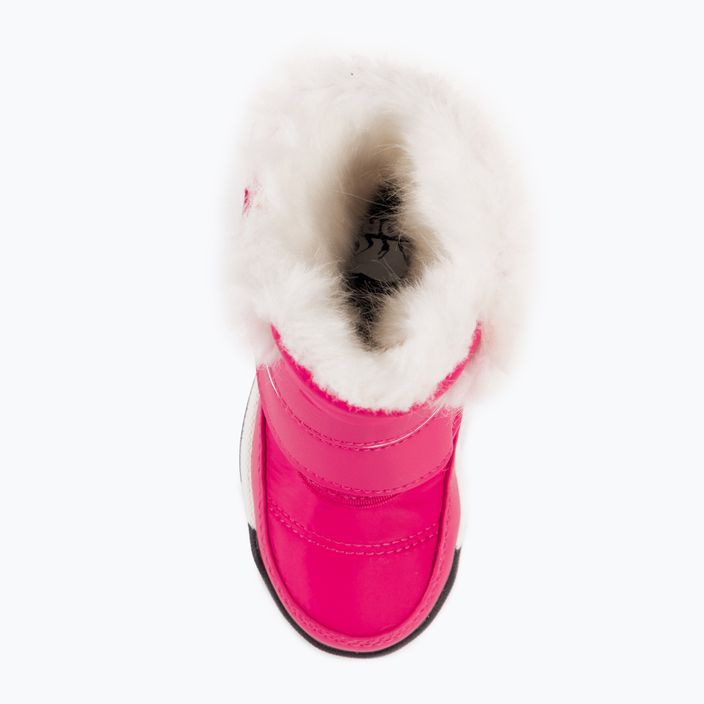 Dětské sněhule Sorel Whitney II Strap WP cactus pink/black 6