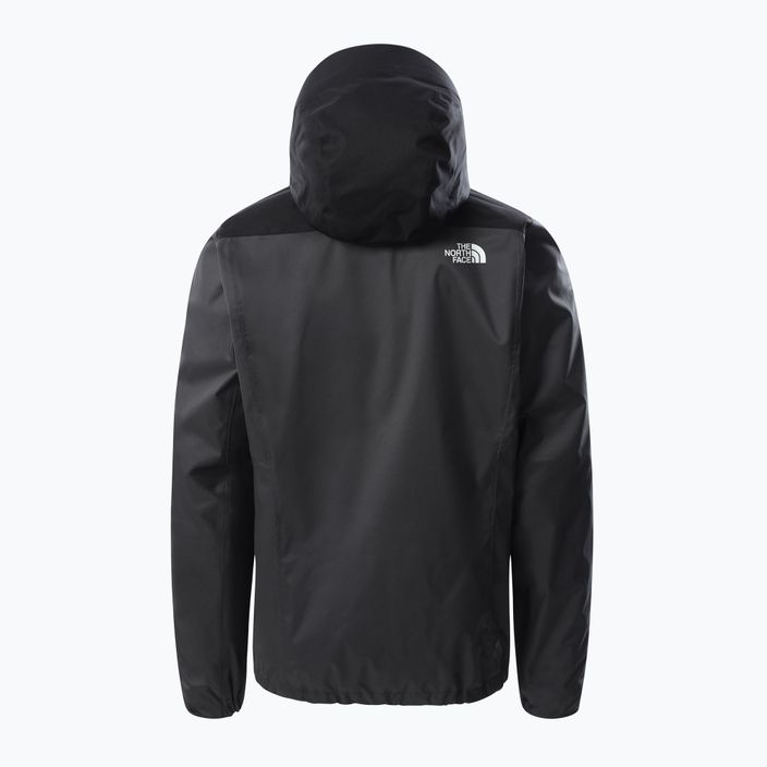 Pánská bunda do deště The North Face Quest Zip-In asfaltová grey/black 2