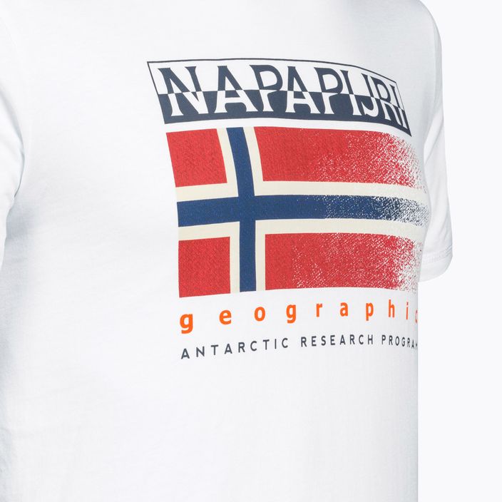 Pánské tričko  Napapijri S-Kreis brightwhite 7