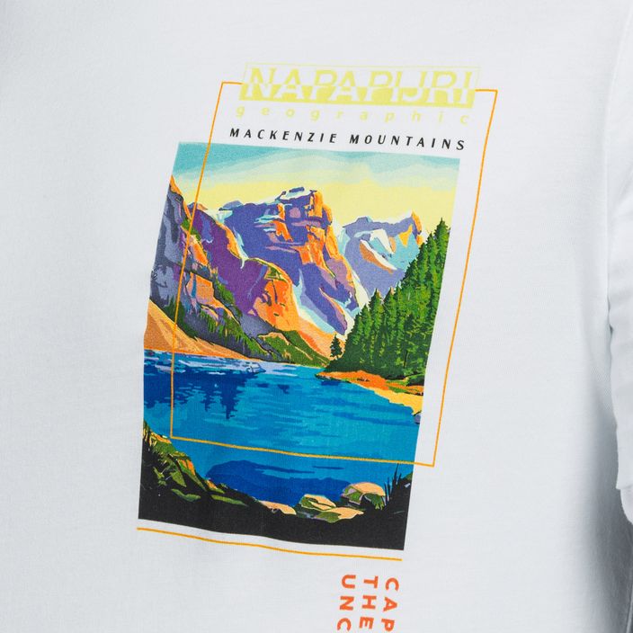 Pánské tričko  Napapijri S-Canada brightwhite 7