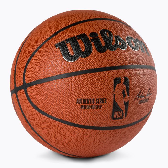 Basketbalový míč Wilson NBA Authentic Indoor Outdoor Brown WTB7200XB07 2