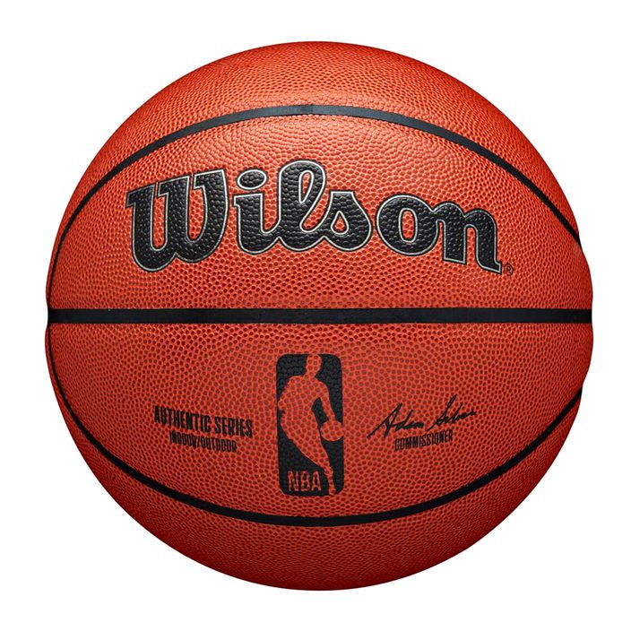 Basketbalový míč Wilson NBA Authentic Indoor Outdoor Brown WTB7200XB07 3