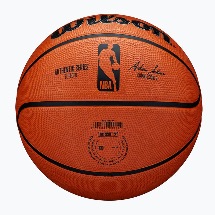 Wilson NBA Authentic Series Outdoor basketbal WTB7300XB07 velikost 7 6