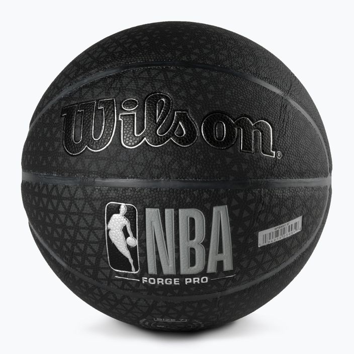 Wilson NBA Forge Pro Printed basketbalový míč černý WTB8001XB07 5