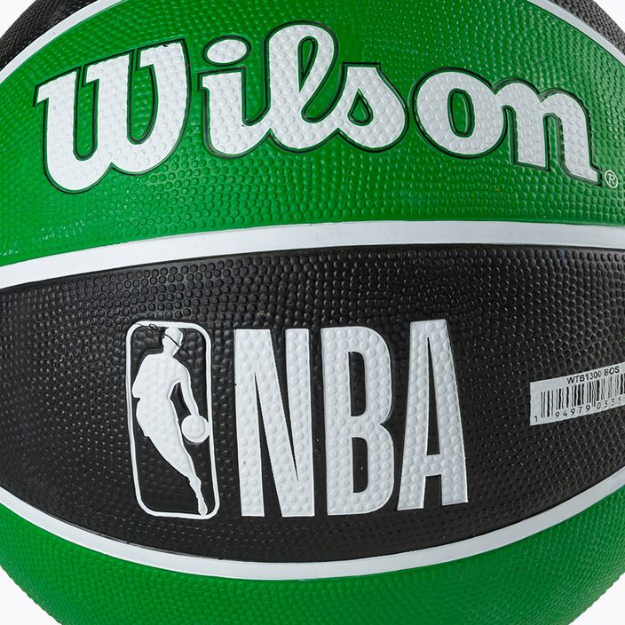 Basketbalový míč Wilson NBA Team Tribute Boston Celtic zelený WTB1300XBBOS 3