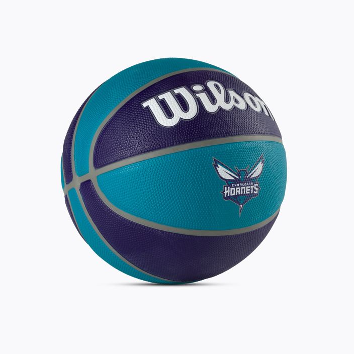 Wilson NBA Team Tribute Charlotte Hornets basketbalový míč modrý WTB1300XBCHA 2