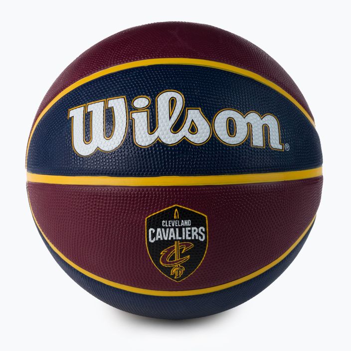 Basketbalový míč Wilson NBA Team Tribute Cleveland Cavaliers, tmavě modrý WTB1300XBCLE