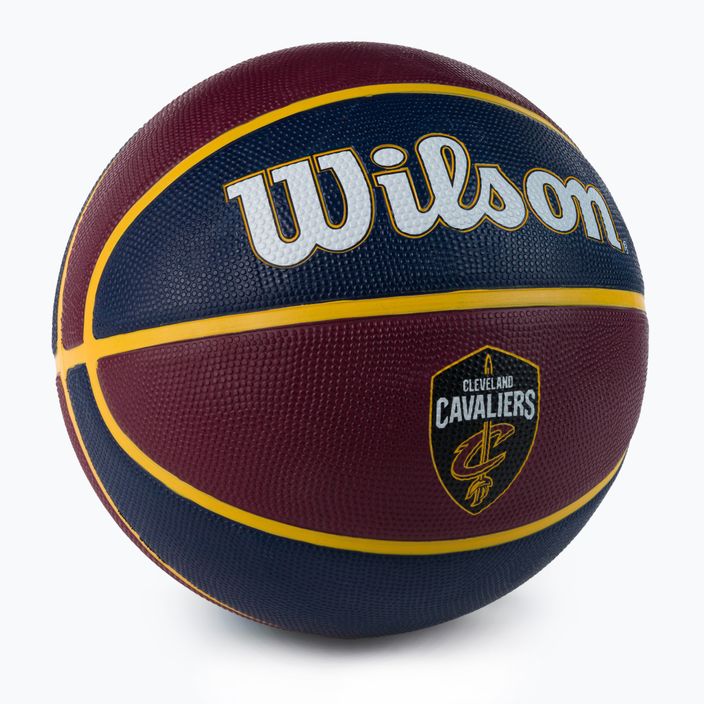 Basketbalový míč Wilson NBA Team Tribute Cleveland Cavaliers, tmavě modrý WTB1300XBCLE 2
