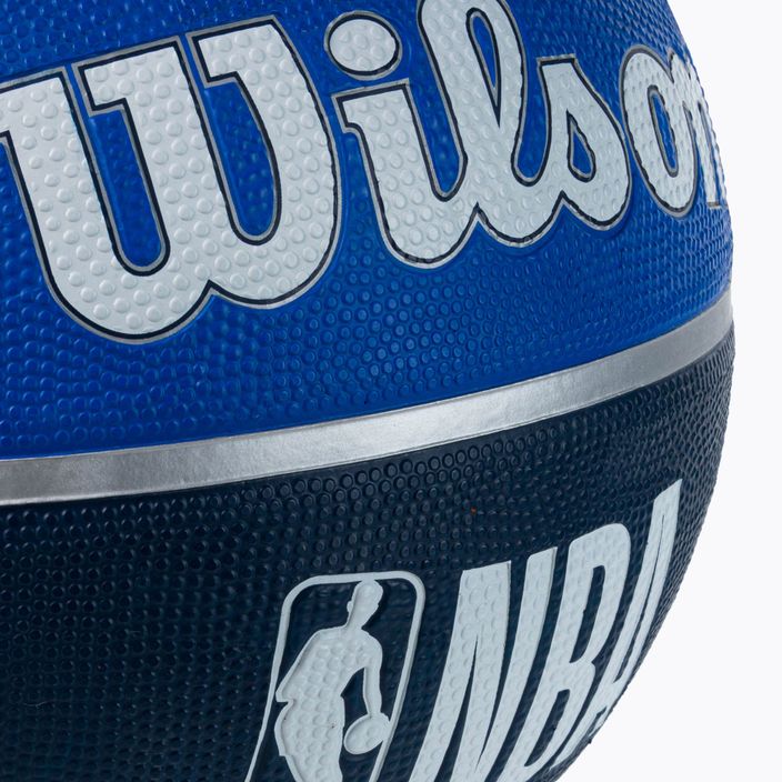 Wilson NBA Team Tribute Dallas Mavericks basketbalový míč modrý WTB1300XBDAL 4